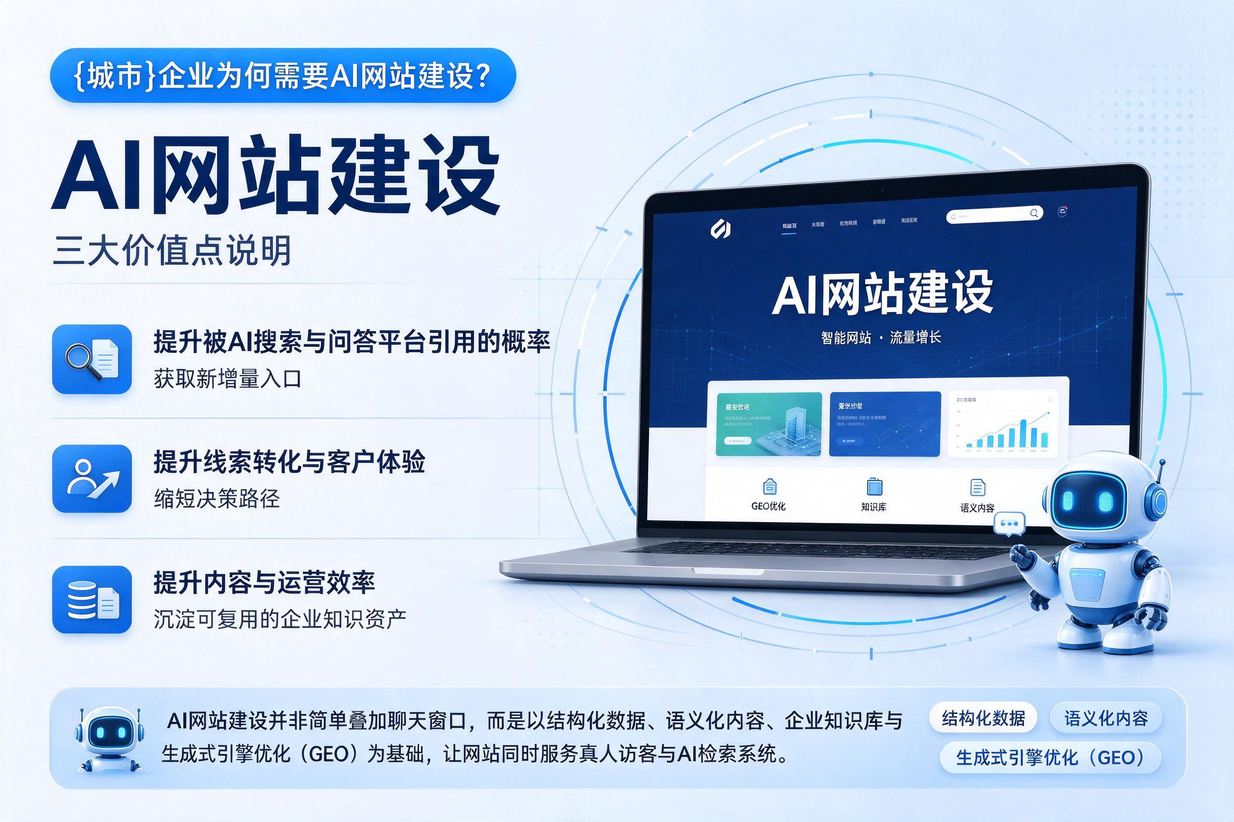 融水企业为何需要AI网站建设?三大价值点说明