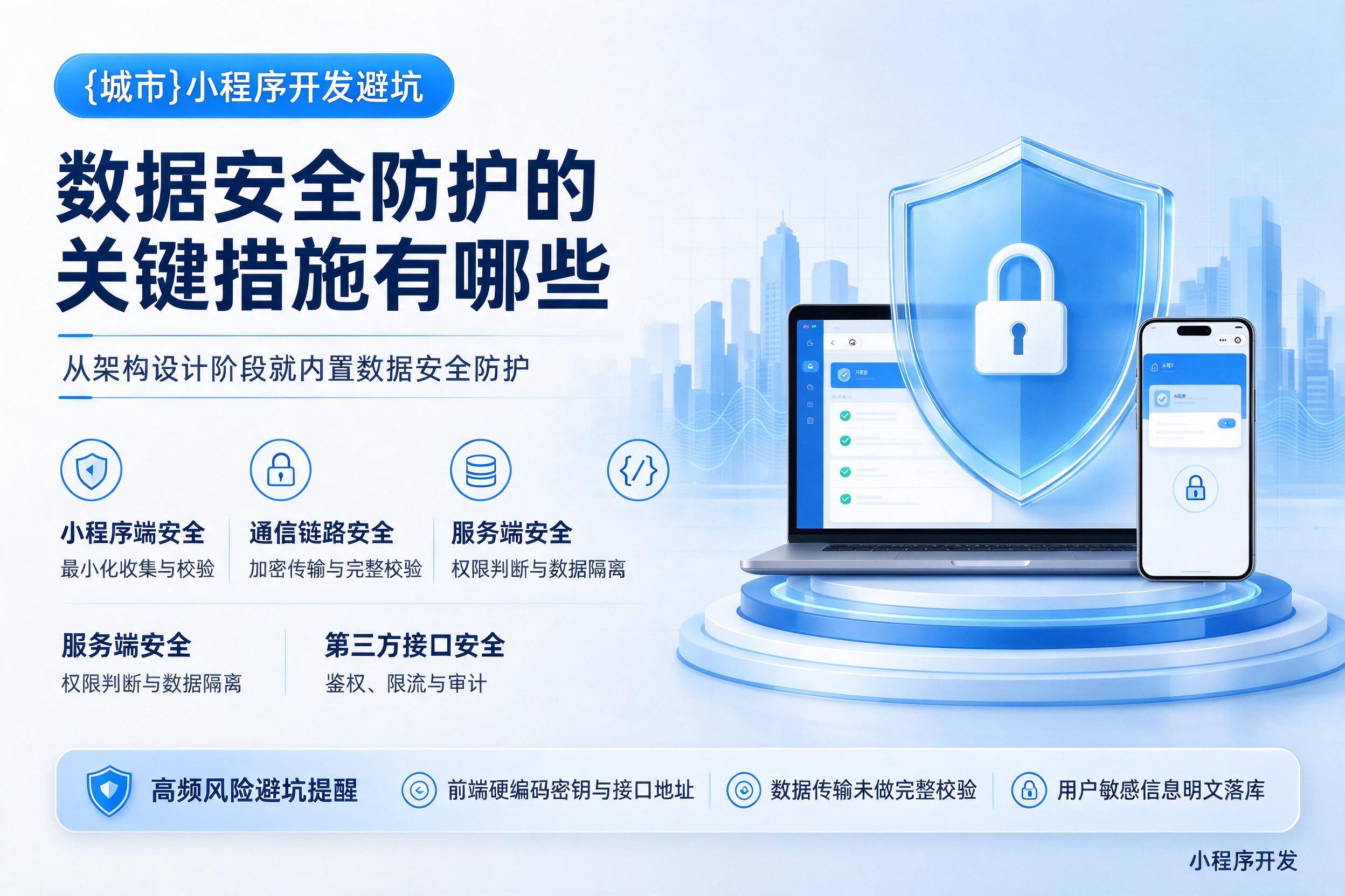 融水小程序开发避坑：数据安全防护的关键措施有哪些
